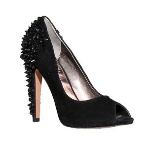 Sam Edelman Lorissa studded suede heels, womens 9